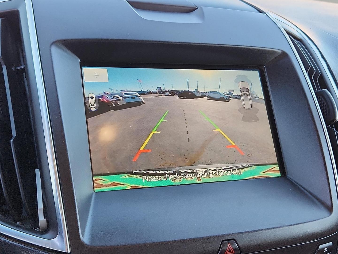 2019 GRAY Ford Edge Titanium (2FMPK3K91KB) with an EcoBoost 2L I-4 gasoline direct injection, DOHC, variable valve control, intercooled turbo, premium unleaded, engine with 250HP engine, located at 4711 Ave Q, Lubbock, TX, 79412, (806) 687-2362, 33.551304, -101.855293 - Photo#13