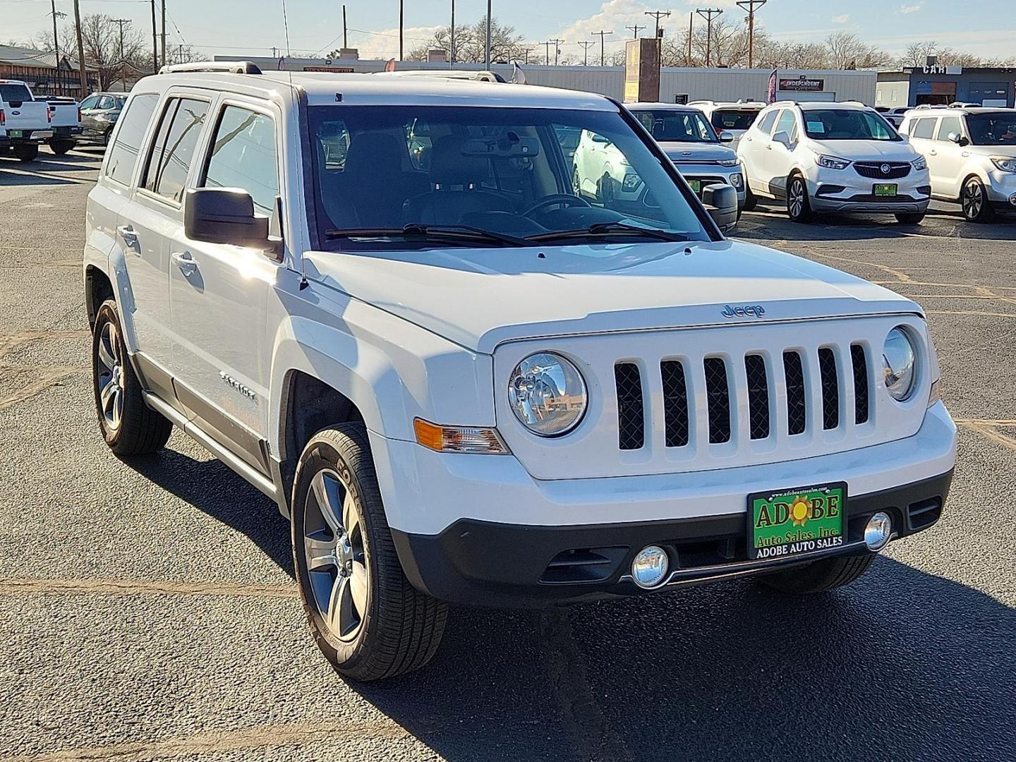 2017 WHITE Jeep Patriot High Altitude 4x4 (1C4NJRFB6HD) with an 2.4L I-4 DOHC, variable valve control, regular unleaded, engine with 172HP engine, located at 4711 Ave Q, Lubbock, TX, 79412, (806) 687-2362, 33.551304, -101.855293 - Photo#5
