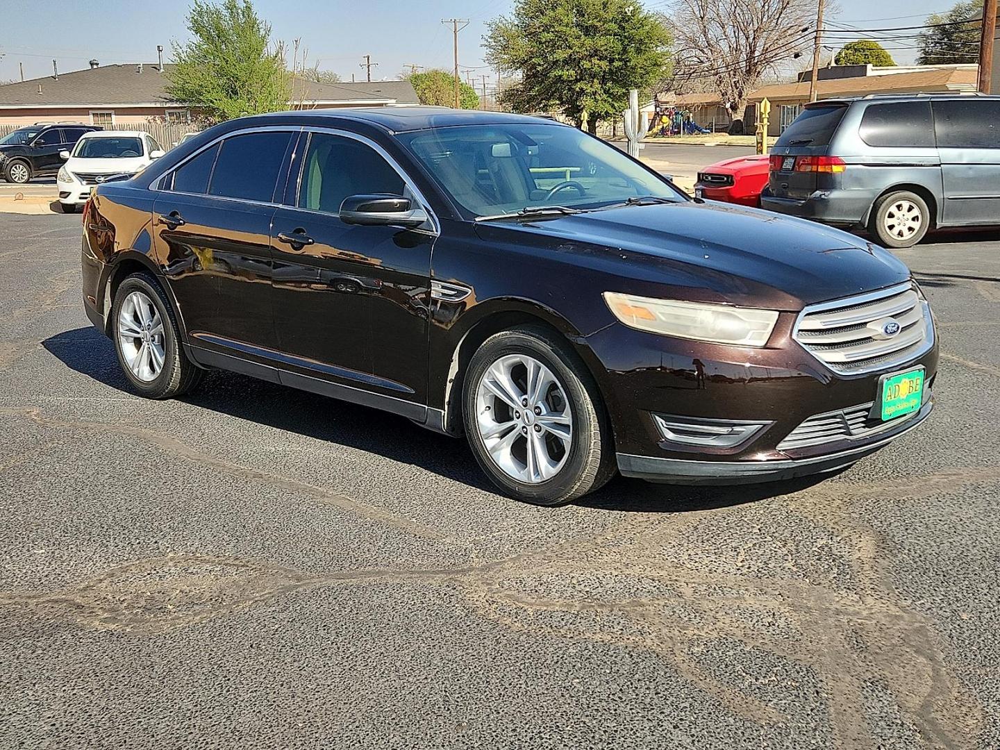 2013 BLACK /Charcoal Black - MW Ford Taurus SEL (1FAHP2E86DG) with an 3.5L Ti-VCT V6 Flex Fuel Engine engine, located at 4711 Ave Q, Lubbock, TX, 79412, (806) 687-2362, 33.551304, -101.855293 - Photo#5