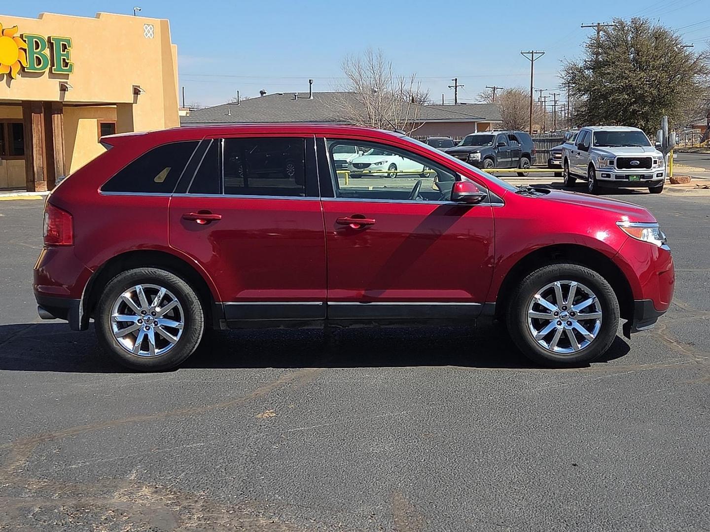 2013 Ruby Red Metallic Tinted Clearcoat /Medium Light Stone - GL Ford Edge Limited (2FMDK3KC7DB) with an 3.5L V-6 DOHC, variable valve control, regular unleaded, engine with 285HP engine, located at 4711 Ave Q, Lubbock, TX, 79412, (806) 687-2362, 33.551304, -101.855293 - Photo#5