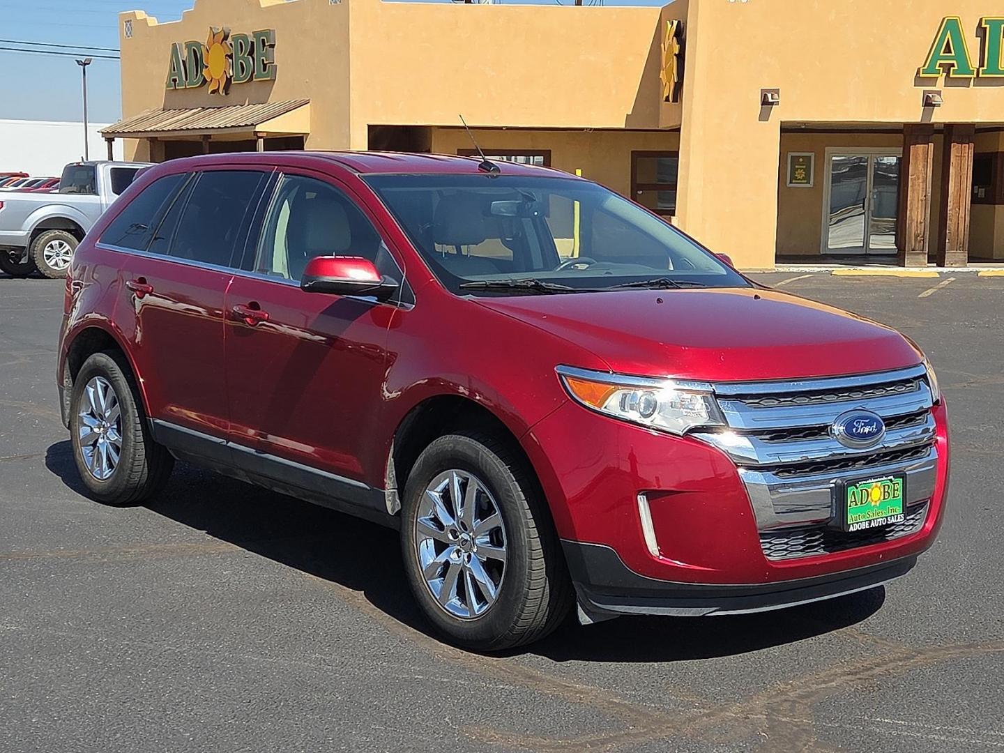2013 Ruby Red Metallic Tinted Clearcoat /Medium Light Stone - GL Ford Edge Limited (2FMDK3KC7DB) with an 3.5L V-6 DOHC, variable valve control, regular unleaded, engine with 285HP engine, located at 4711 Ave Q, Lubbock, TX, 79412, (806) 687-2362, 33.551304, -101.855293 - Photo#6