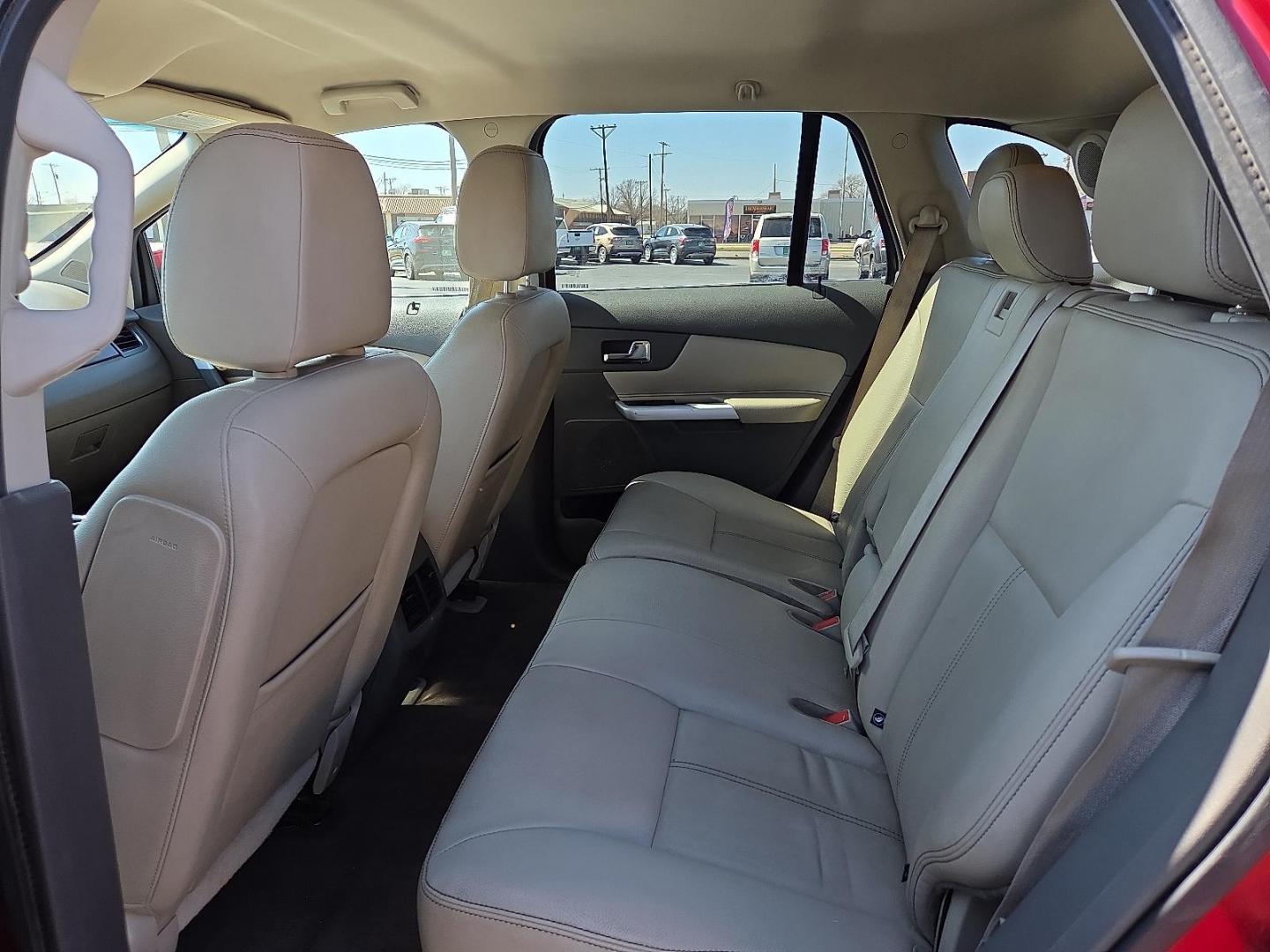 2013 Ruby Red Metallic Tinted Clearcoat /Medium Light Stone - GL Ford Edge Limited (2FMDK3KC7DB) with an 3.5L V-6 DOHC, variable valve control, regular unleaded, engine with 285HP engine, located at 4711 Ave Q, Lubbock, TX, 79412, (806) 687-2362, 33.551304, -101.855293 - Photo#19