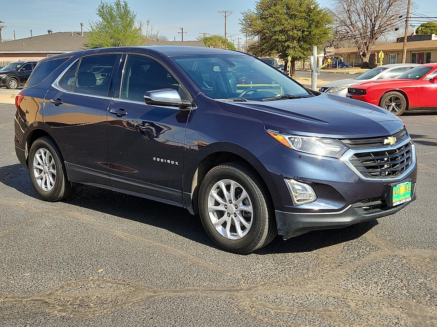 2018 BLUE /Jet Black - H1T Chevrolet Equinox LT (3GNAXJEV9JL) with an 1.5L I-4 gasoline direct injection, DOHC, VVT variable valve control, intercooled turbo, regular unleaded, engine with 170HP engine, located at 4711 Ave Q, Lubbock, TX, 79412, (806) 687-2362, 33.551304, -101.855293 - Photo#5