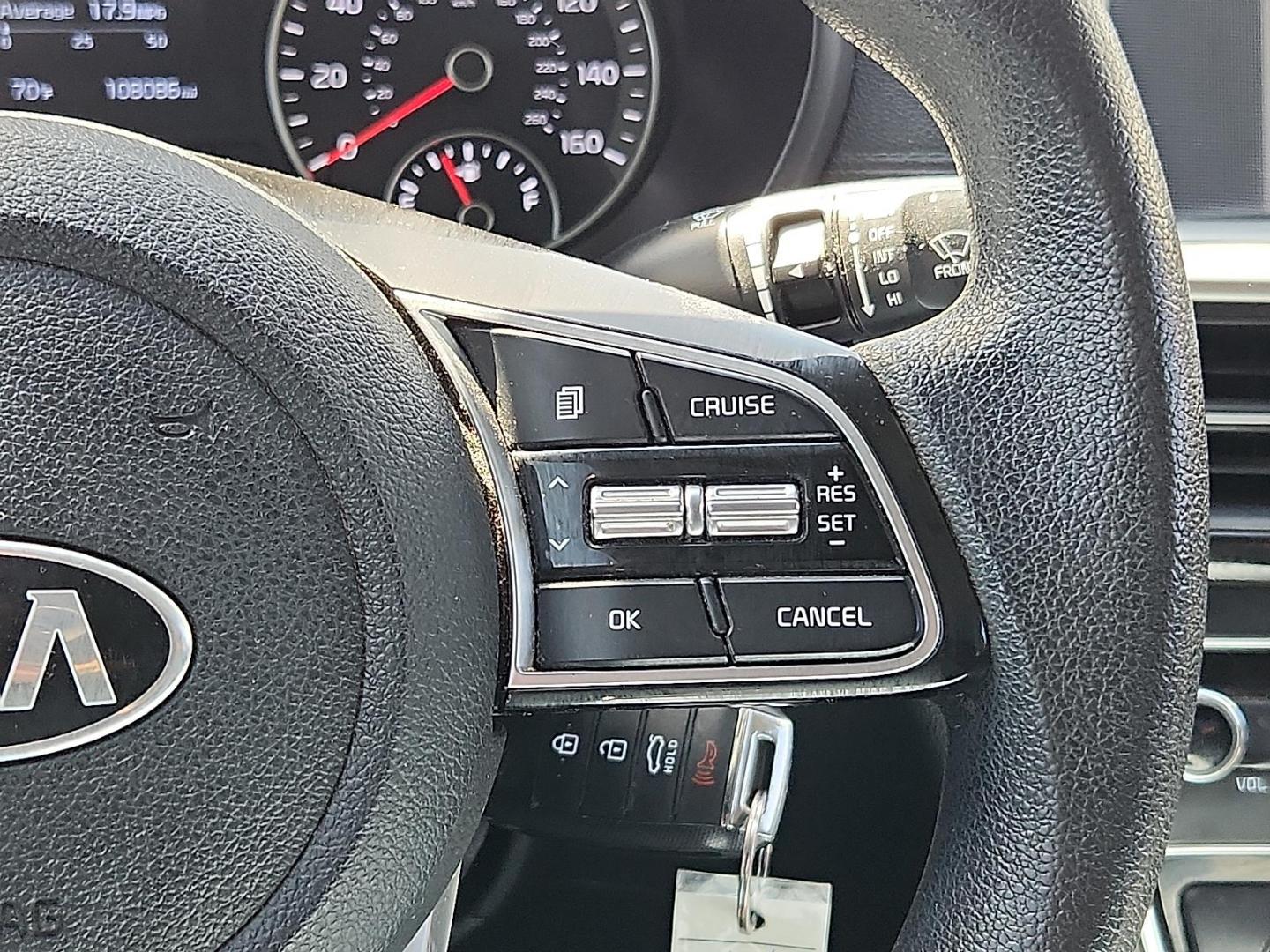 2020 PURPLE /Black - WK Kia Optima LX (5XXGT4L39LG) with an Theta II 2.4L I-4 gasoline direct injection, DOHC, D-CVVT variable valve control, regular unleaded, engine with 185HP engine, located at 4711 Ave Q, Lubbock, TX, 79412, (806) 687-2362, 33.551304, -101.855293 - Photo#24