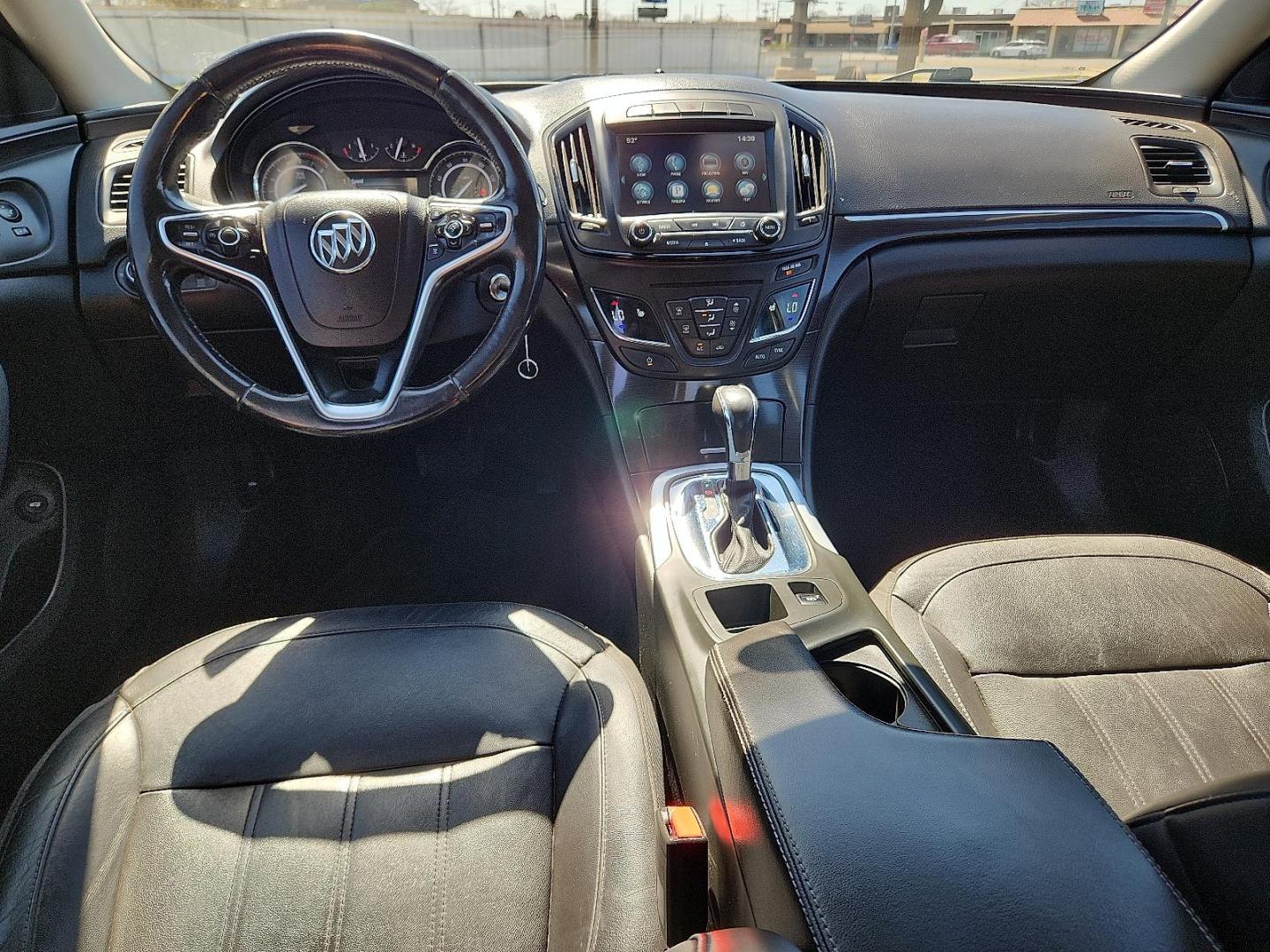 2017 RED /Ebony w/Ebony Accents - AFM Buick Regal Turbo Sport Touring (2G4GL5EX3H9) with an 2L I-4 gasoline direct injection, DOHC, VVT variable valve control, intercooled turbo, premium unleaded, engine with 259HP engine, located at 4711 Ave Q, Lubbock, TX, 79412, (806) 687-2362, 33.551304, -101.855293 - Photo#10