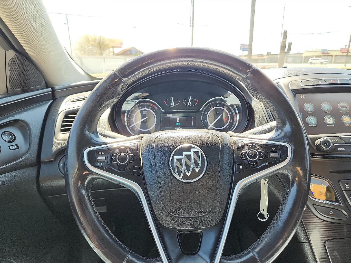 2017 RED /Ebony w/Ebony Accents - AFM Buick Regal Turbo Sport Touring (2G4GL5EX3H9) with an 2L I-4 gasoline direct injection, DOHC, VVT variable valve control, intercooled turbo, premium unleaded, engine with 259HP engine, located at 4711 Ave Q, Lubbock, TX, 79412, (806) 687-2362, 33.551304, -101.855293 - Photo#28