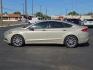 2017 White Gold - GN /Medium Light Stone - DQ Ford Fusion SE (3FA6P0HD9HR) with an EcoBoost 1.5L I-4 gasoline direct injection, DOHC, Ti-VCT variable valve control, intercooled turbo, regular unleaded, engine with 181HP engine, located at 4711 Ave Q, Lubbock, TX, 79412, (806) 687-2362, 33.551304, -101.855293 - Photo#1