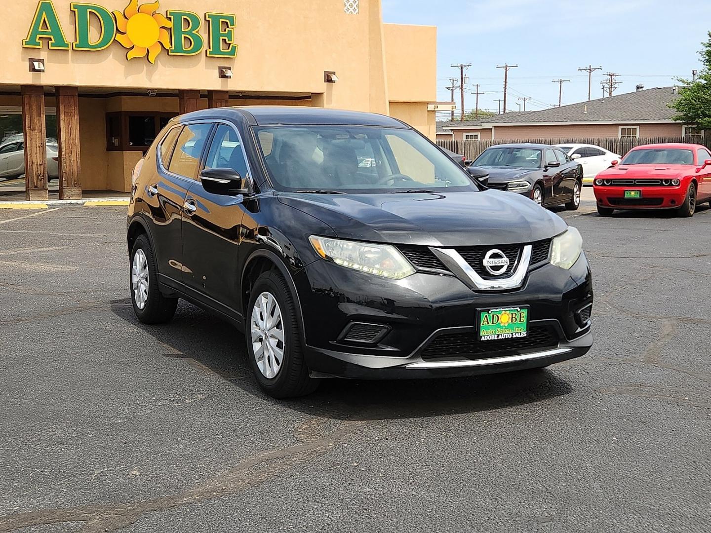 2014 BLACK /Charcoal - G Nissan Rogue S (5N1AT2MT0EC) with an 2.5L I-4 DOHC, variable valve control, regular unleaded, engine with 170HP engine, located at 4711 Ave Q, Lubbock, TX, 79412, (806) 687-2362, 33.551304, -101.855293 - Photo#5