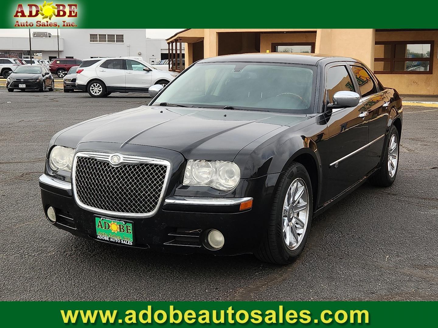 2010 BLACK /Dark Khaki/Light Graystone - J1 Chrysler 300C Hemi (2C3CA6CT7AH) with an HEMI 5.7L V-8 variable valve control, regular unleaded, engine with cylinder deactivation and 360HP engine, located at 4711 Ave Q, Lubbock, TX, 79412, (806) 687-2362, 33.551304, -101.855293 - Photo#0