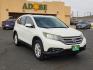 2014 WHITE /Beige - BE Honda CR-V EX-L (5J6RM3H71EL) with an 2.4L I-4 DOHC, i-VTEC variable valve control, regular unleaded, engine with 185HP engine, located at 4711 Ave Q, Lubbock, TX, 79412, (806) 687-2362, 33.551304, -101.855293 - Photo#5