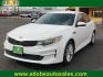 2016 WHITE /Beige - BHH Kia Optima LX (5XXGT4L3XGG) with an Theta II 2.4L I-4 gasoline direct injection, DOHC, CVVT variable valve control, regular unleaded, engine with 185HP engine, located at 4711 Ave Q, Lubbock, TX, 79412, (806) 687-2362, 33.551304, -101.855293 - Photo#0