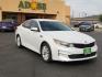 2016 WHITE /Beige - BHH Kia Optima LX (5XXGT4L3XGG) with an Theta II 2.4L I-4 gasoline direct injection, DOHC, CVVT variable valve control, regular unleaded, engine with 185HP engine, located at 4711 Ave Q, Lubbock, TX, 79412, (806) 687-2362, 33.551304, -101.855293 - Photo#5
