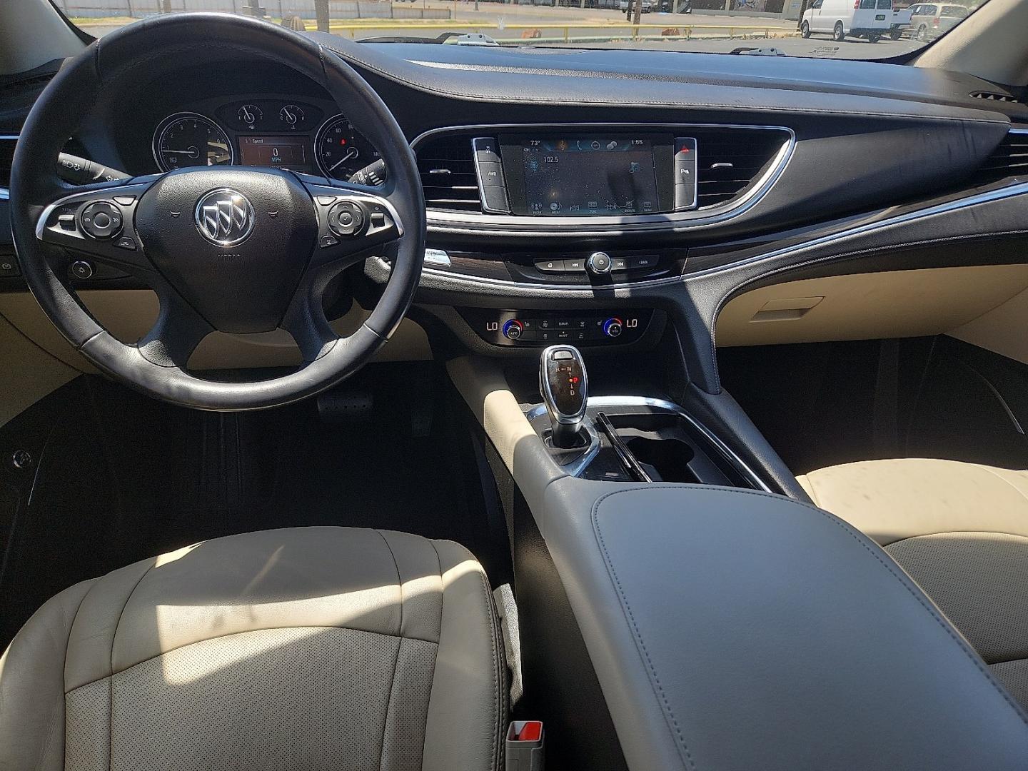 2019 WHITE /Brandy w/Ebony Accents - HI9 Buick Enclave AWD Essence (5GAEVAKW2KJ) with an 3.6L V-6 gasoline direct injection, DOHC, VVT variable valve control, regular unleaded, engine with 310HP engine, located at 4711 Ave Q, Lubbock, TX, 79412, (806) 687-2362, 33.551304, -101.855293 - Photo#18