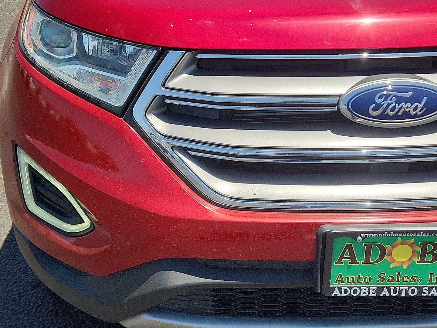 2016 RED /Ebony - LE Ford Edge SEL (2FMPK3J81GB) with an 3.5L V-6 DOHC, variable valve control, regular unleaded, engine with 280HP engine, located at 4711 Ave Q, Lubbock, TX, 79412, (806) 687-2362, 33.551304, -101.855293 - Photo#7