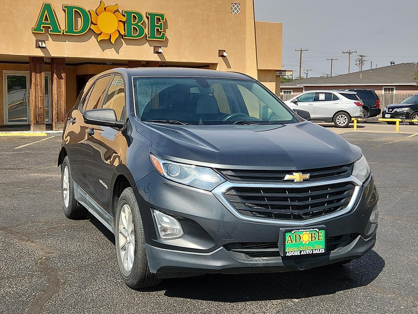 2019 GRAY /Medium Ash Gray - H72 Chevrolet Equinox LS (3GNAXHEV0KL) with an 1.5L I-4 gasoline direct injection, DOHC, VVT variable valve control, intercooled turbo, regular unleaded, engine with 170HP engine, located at 4711 Ave Q, Lubbock, TX, 79412, (806) 687-2362, 33.551304, -101.855293 - Photo#5
