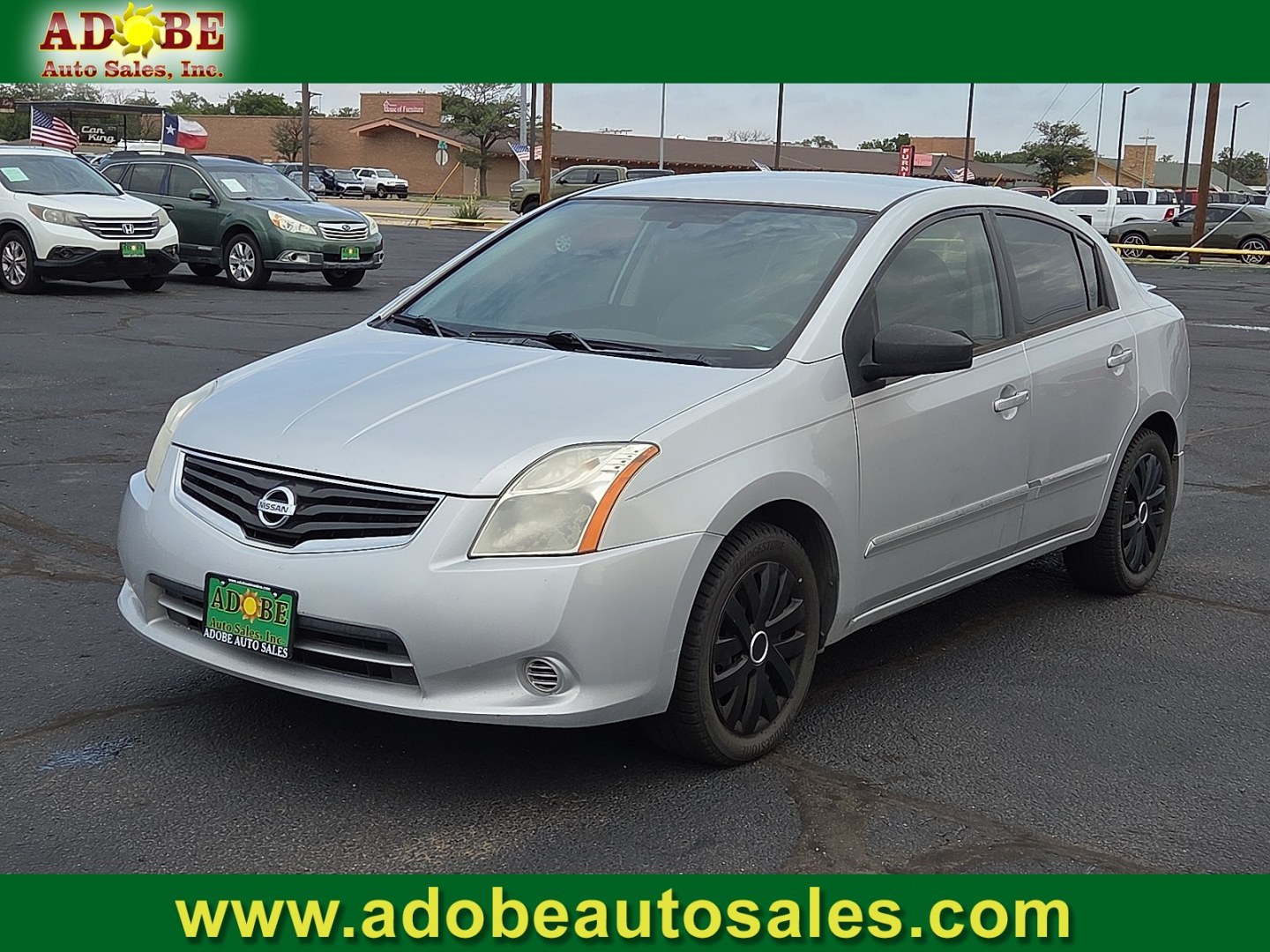 2012 Brilliant Silver - K23 /Gray Nissan Sentra 2.0 S (3N1AB6AP9CL) with an 2L I-4 DOHC, variable valve control, regular unleaded, engine with 140HP engine, located at 4711 Ave Q, Lubbock, TX, 79412, (806) 687-2362, 33.551304, -101.855293- Photo#0