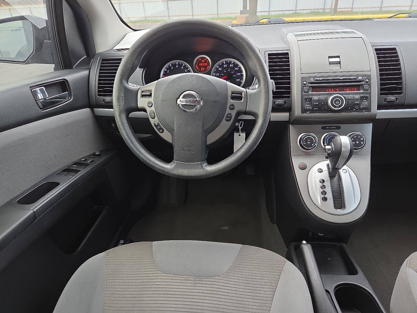 2012 Brilliant Silver - K23 /Gray Nissan Sentra 2.0 S (3N1AB6AP9CL) with an 2L I-4 DOHC, variable valve control, regular unleaded, engine with 140HP engine, located at 4711 Ave Q, Lubbock, TX, 79412, (806) 687-2362, 33.551304, -101.855293- Photo#16