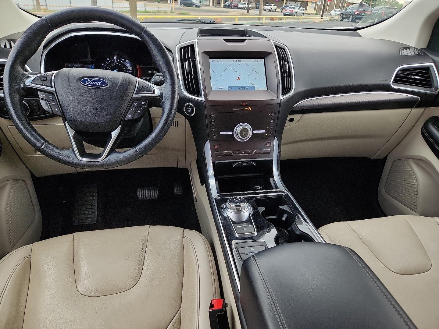 2020 WHITE /Soft Ceramic - LC Ford Edge Titanium (2FMPK3K9XLB) with an EcoBoost 2L I-4 gasoline direct injection, DOHC, variable valve control, intercooled turbo, premium unleaded, engine with 250HP engine, located at 4711 Ave Q, Lubbock, TX, 79412, (806) 687-2362, 33.551304, -101.855293- Photo#11