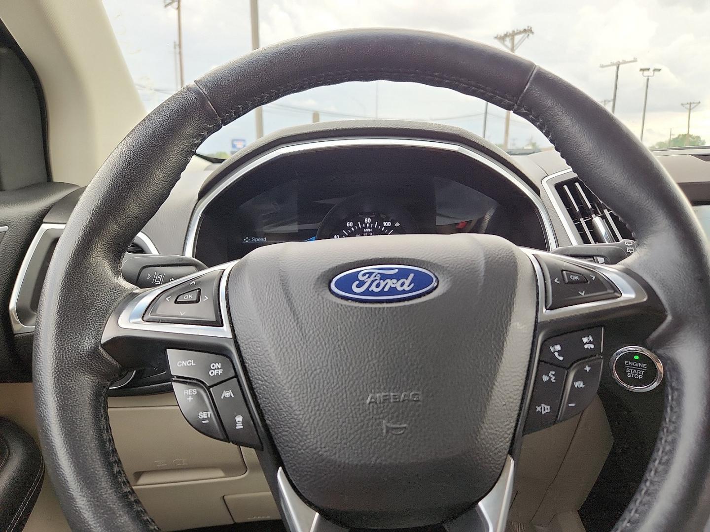 2020 WHITE /Soft Ceramic - LC Ford Edge Titanium (2FMPK3K9XLB) with an EcoBoost 2L I-4 gasoline direct injection, DOHC, variable valve control, intercooled turbo, premium unleaded, engine with 250HP engine, located at 4711 Ave Q, Lubbock, TX, 79412, (806) 687-2362, 33.551304, -101.855293- Photo#28