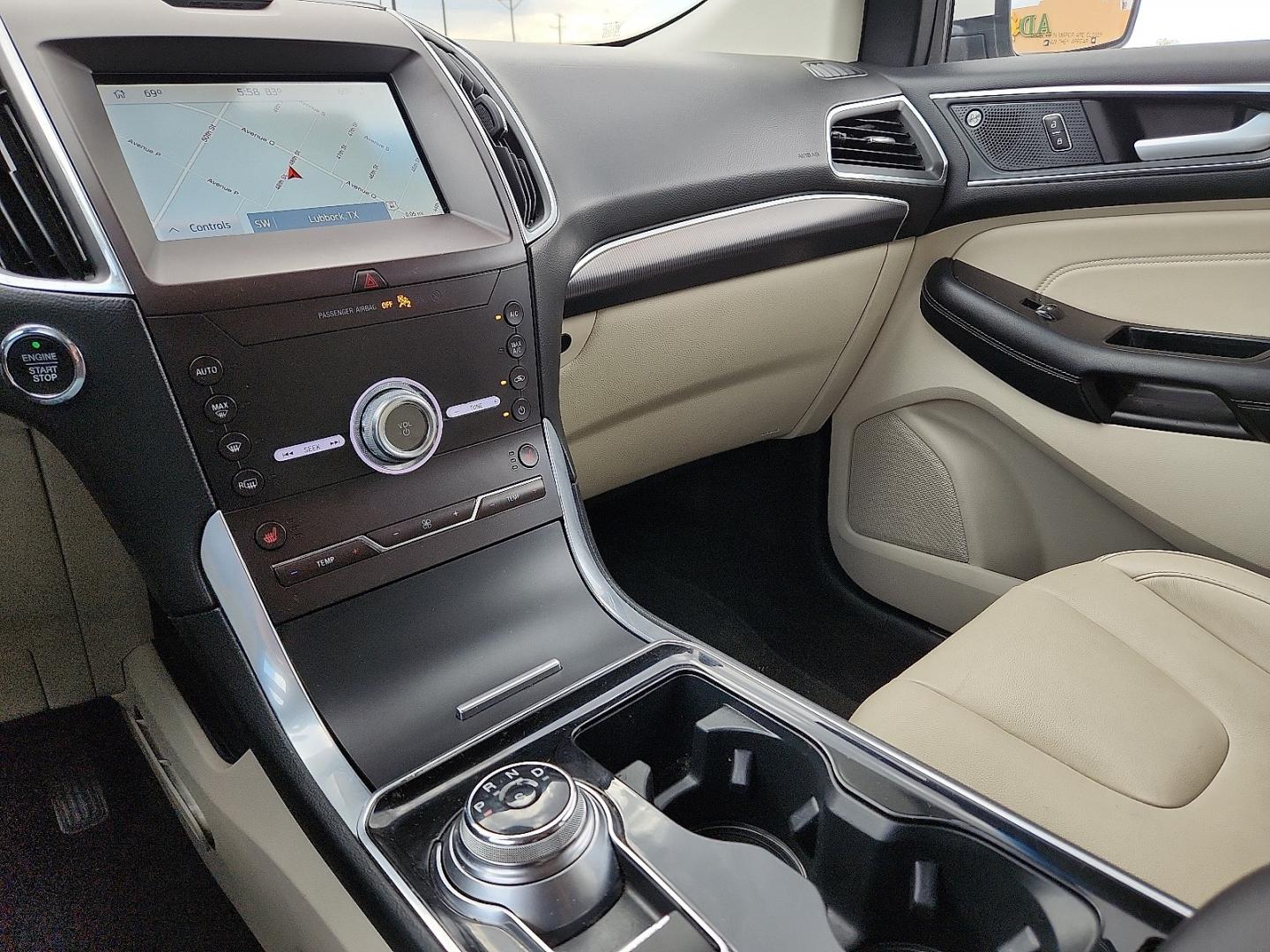 2020 WHITE /Soft Ceramic - LC Ford Edge Titanium (2FMPK3K9XLB) with an EcoBoost 2L I-4 gasoline direct injection, DOHC, variable valve control, intercooled turbo, premium unleaded, engine with 250HP engine, located at 4711 Ave Q, Lubbock, TX, 79412, (806) 687-2362, 33.551304, -101.855293- Photo#29
