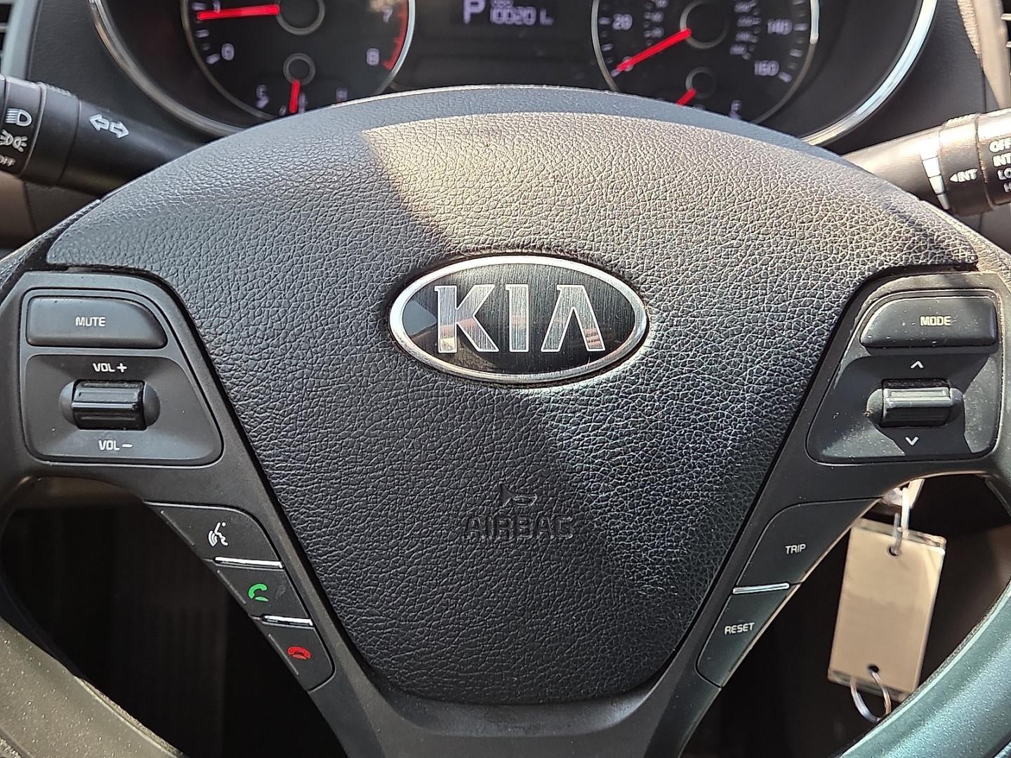 2016 Aurora Black Pearl - ABP /Gray - DFR Kia Forte LX (KNAFK4A63G5) with an 1.8L I-4 DOHC, D-CVVT variable valve control, regular unleaded, engine with 145HP engine, located at 4711 Ave Q, Lubbock, TX, 79412, (806) 687-2362, 33.551304, -101.855293- Photo#29