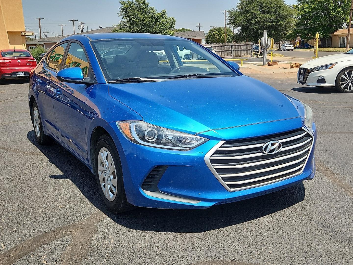 2017 BLUE /Beige - XA Hyundai Elantra SE (5NPD74LF9HH) with an Nu 2L I-4 DOHC, D-CVVT variable valve control, regular unleaded, engine with 147HP engine, located at 4711 Ave Q, Lubbock, TX, 79412, (806) 687-2362, 33.551304, -101.855293- Photo#5