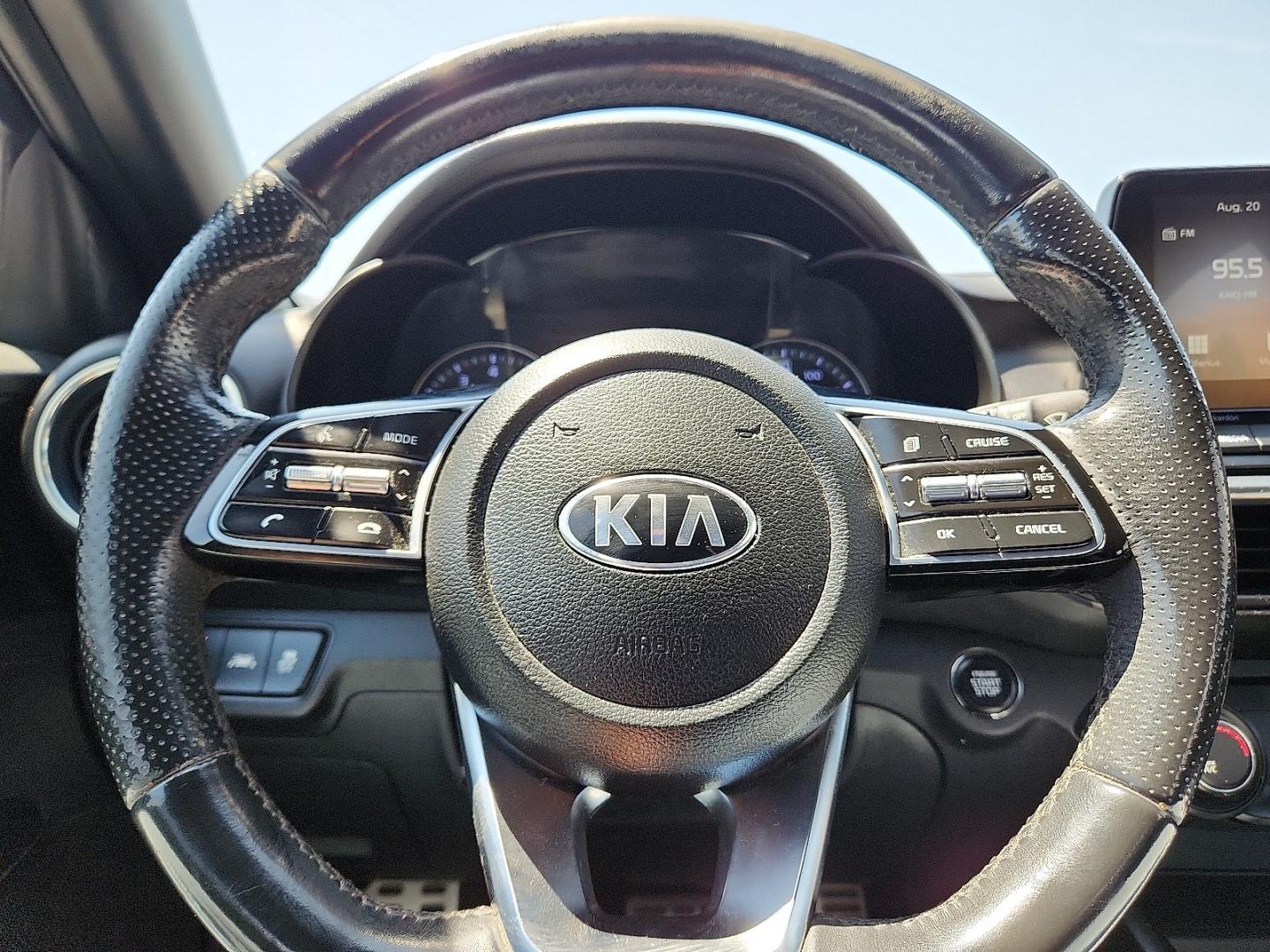 2020 BLACK Kia Forte GT-Line (3KPF34ADXLE) with an 2L I-4 DOHC, D-CVVT variable valve control, regular unleaded, engine with 147HP engine, located at 4711 Ave Q, Lubbock, TX, 79412, (806) 687-2362, 33.551304, -101.855293- Photo#28