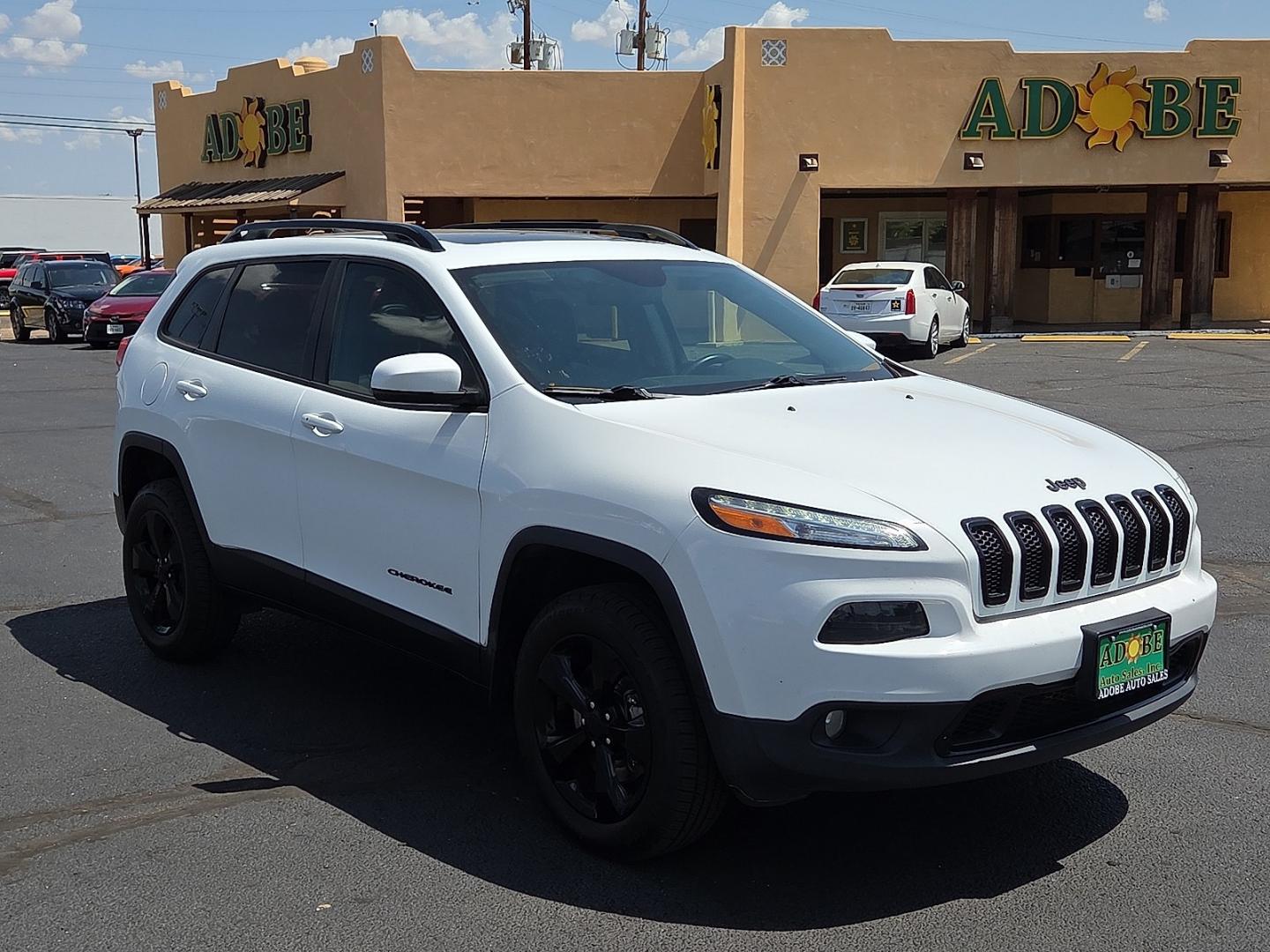 2016 Bright White Clearcoat - PW7 /Black - X9 Jeep Cherokee High Altitude (1C4PJMDS7GW) with an Pentastar 3.2L V-6 DOHC, regular unleaded, engine with 271HP engine, located at 4711 Ave Q, Lubbock, TX, 79412, (806) 687-2362, 33.551304, -101.855293- Photo#6