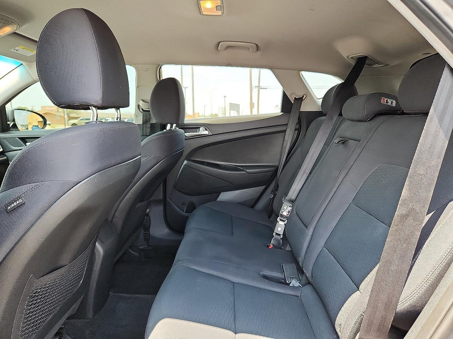 2019 GRAY /Black - TRY Hyundai Tucson SE (KM8J23A48KU) with an Nu 2L I-4 gasoline direct injection, DOHC, D-CVVT variable valve control, regular unleaded, engine with 161HP engine, located at 4711 Ave Q, Lubbock, TX, 79412, (806) 687-2362, 33.551304, -101.855293- Photo#11