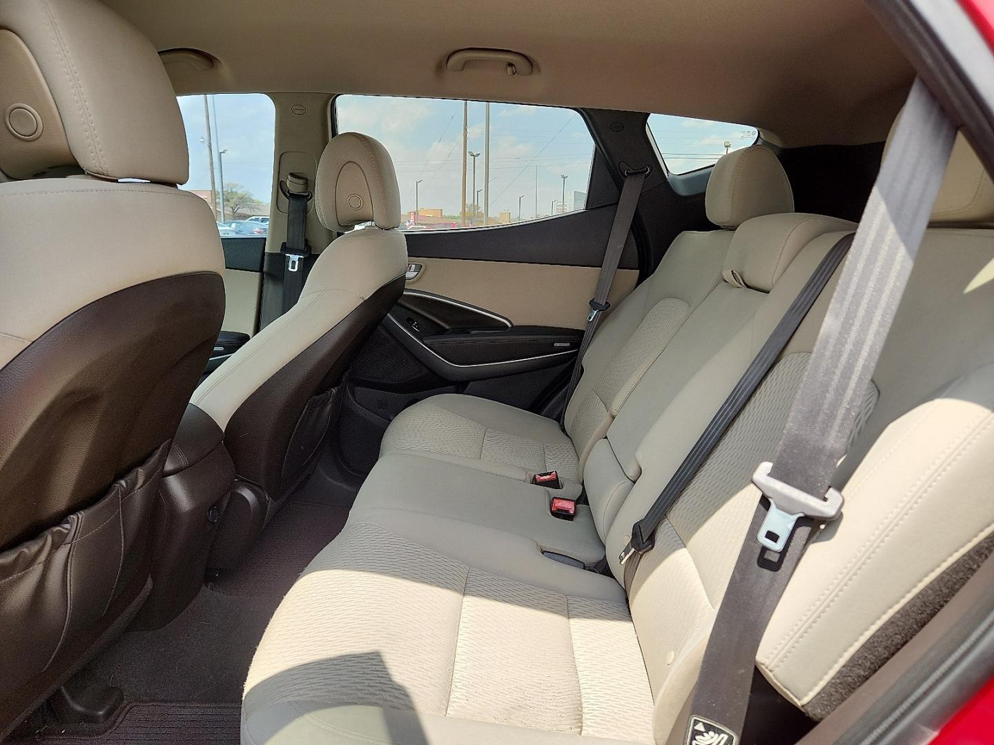 2014 RED Hyundai Santa Fe Sport 2.4L (5XYZU3LB9EG) with an Theta II 2.4L I-4 gasoline direct injection, DOHC, variable valve control, regular unleaded, engine with 190HP engine, located at 4711 Ave Q, Lubbock, TX, 79412, (806) 687-2362, 33.551304, -101.855293- Photo#7