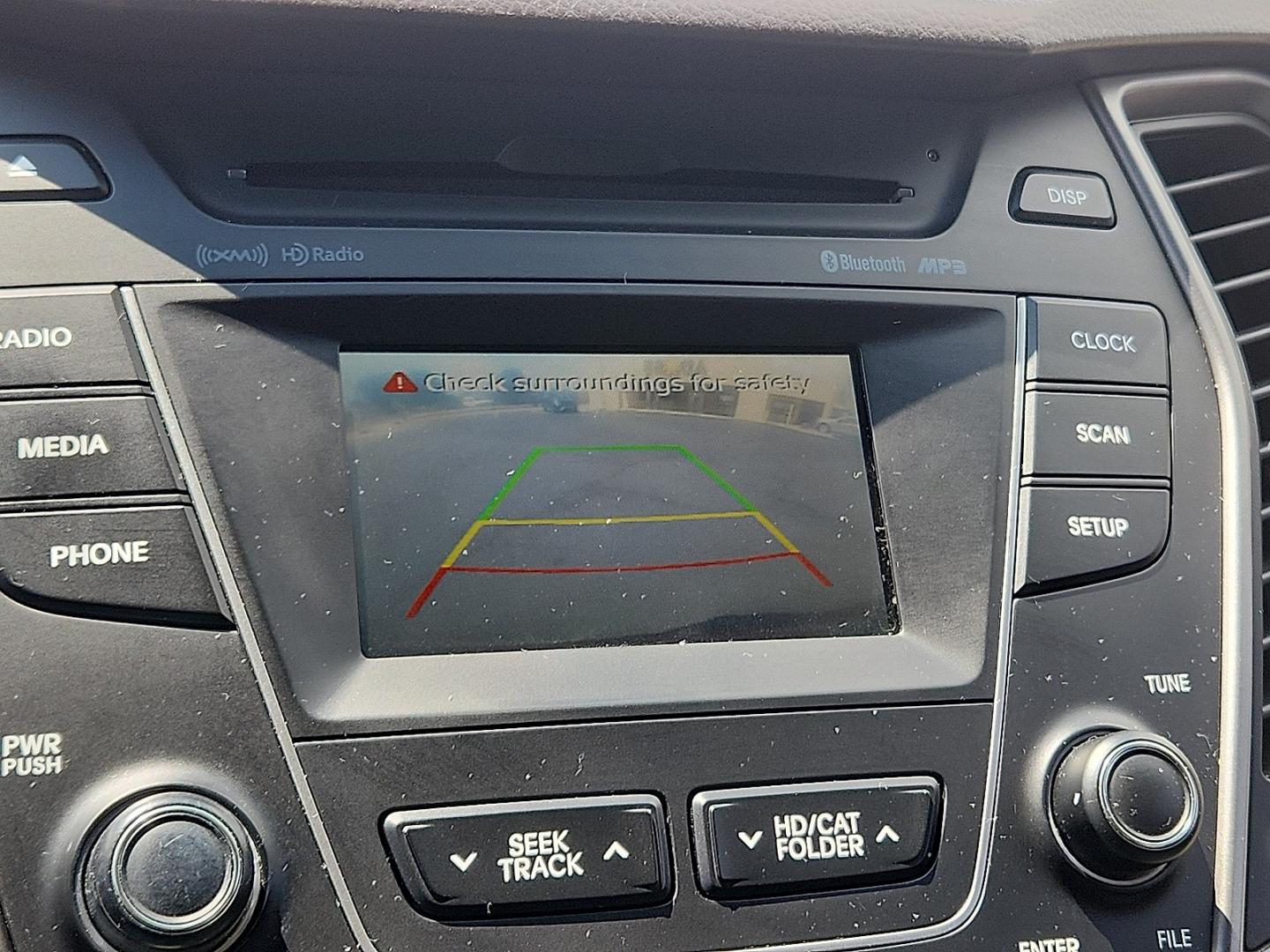 2014 RED Hyundai Santa Fe Sport 2.4L (5XYZU3LB9EG) with an Theta II 2.4L I-4 gasoline direct injection, DOHC, variable valve control, regular unleaded, engine with 190HP engine, located at 4711 Ave Q, Lubbock, TX, 79412, (806) 687-2362, 33.551304, -101.855293- Photo#19