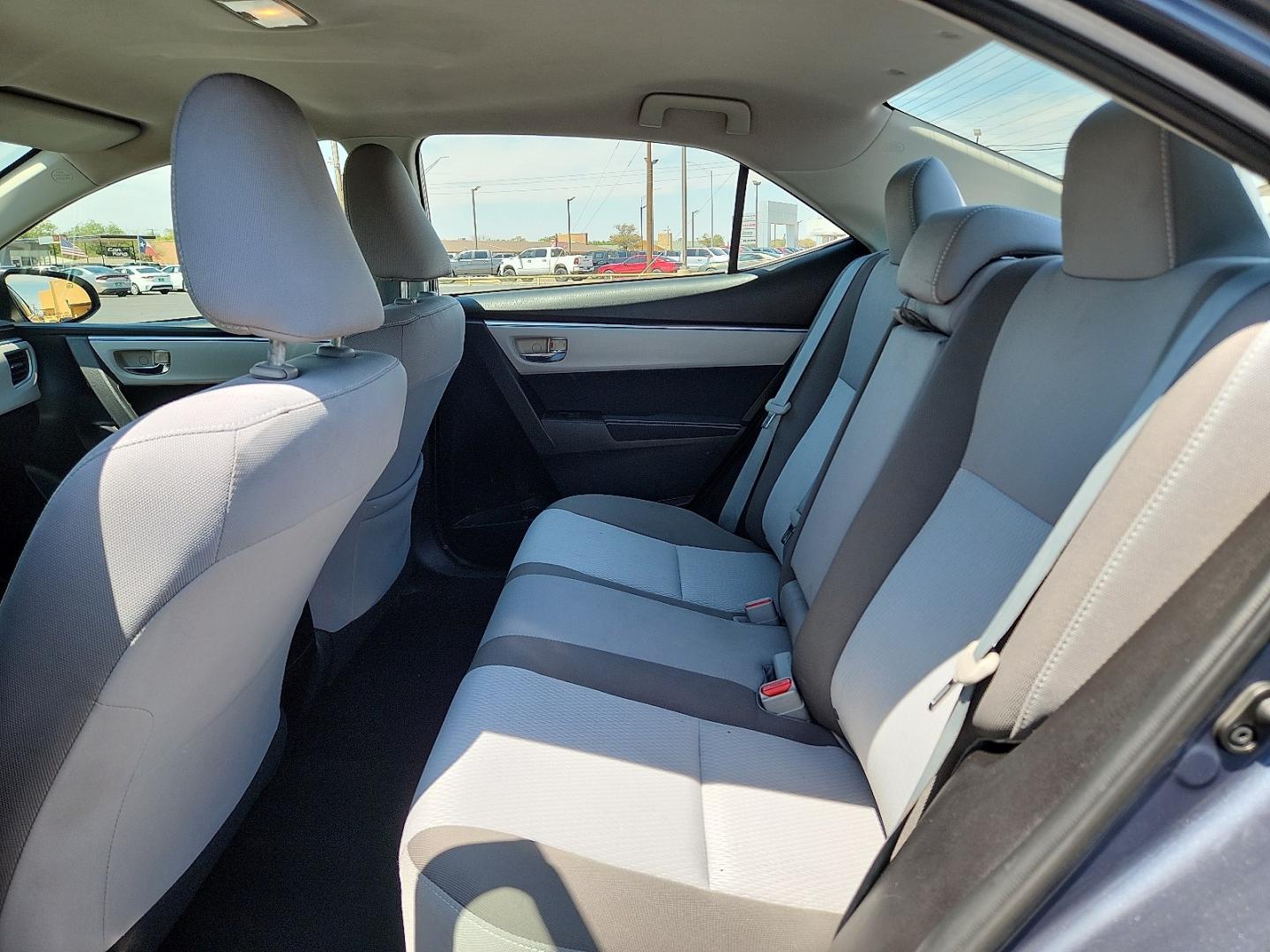 2014 GRAY /Ash - 16 Toyota Corolla LE ECO (5YFBPRHE8EP) with an 1.8L I-4 DOHC, VVT-iE variable valve control, regular unleaded, engine with 140HP engine, located at 4711 Ave Q, Lubbock, TX, 79412, (806) 687-2362, 33.551304, -101.855293- Photo#10