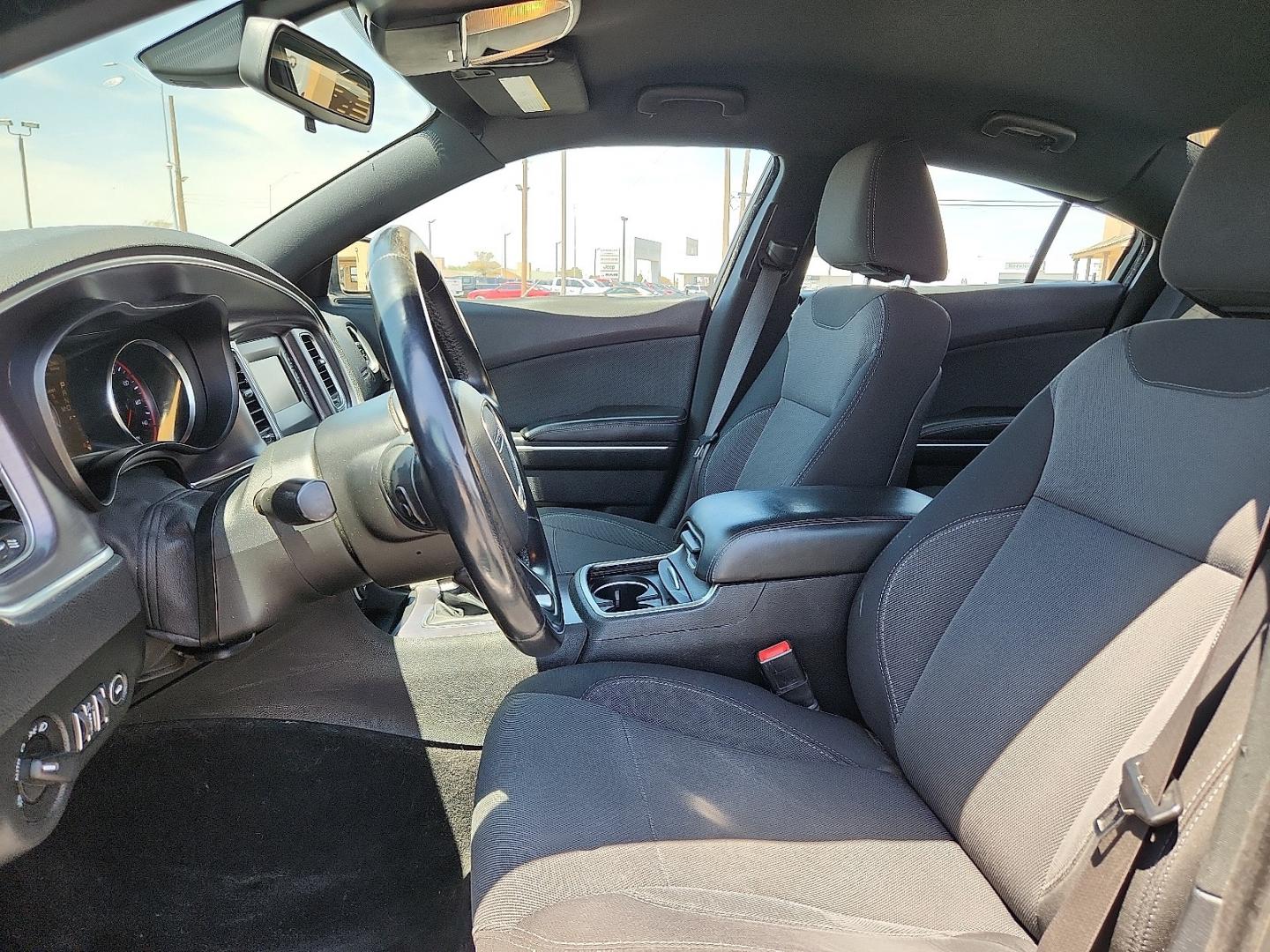 2015 SILVER /Black - X9 Dodge Charger SE (2C3CDXBG2FH) with an 3.6L V-6 DOHC, variable valve control, regular unleaded, engine with 292HP engine, located at 4711 Ave Q, Lubbock, TX, 79412, (806) 687-2362, 33.551304, -101.855293- Photo#15