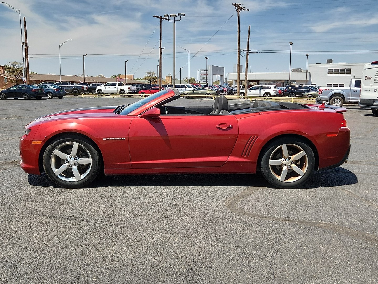 2015 MAROON /Black - AFC Chevrolet Camaro 1LT (2G1FD3D35F9) with an 3.6L V-6 gasoline direct injection, DOHC, variable valve control, regular unleaded, engine with 323HP engine, located at 4711 Ave Q, Lubbock, TX, 79412, (806) 687-2362, 33.551304, -101.855293- Photo#1