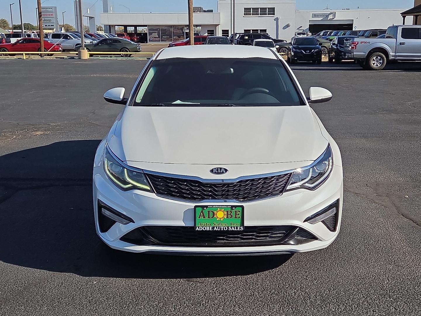 2020 Snow White Pearl - SWP /Black - WK Kia Optima LX (5XXGT4L33LG) with an Theta II 2.4L I-4 gasoline direct injection, DOHC, D-CVVT variable valve control, regular unleaded, engine with 185HP engine, located at 4711 Ave Q, Lubbock, TX, 79412, (806) 687-2362, 33.551304, -101.855293- Photo#7