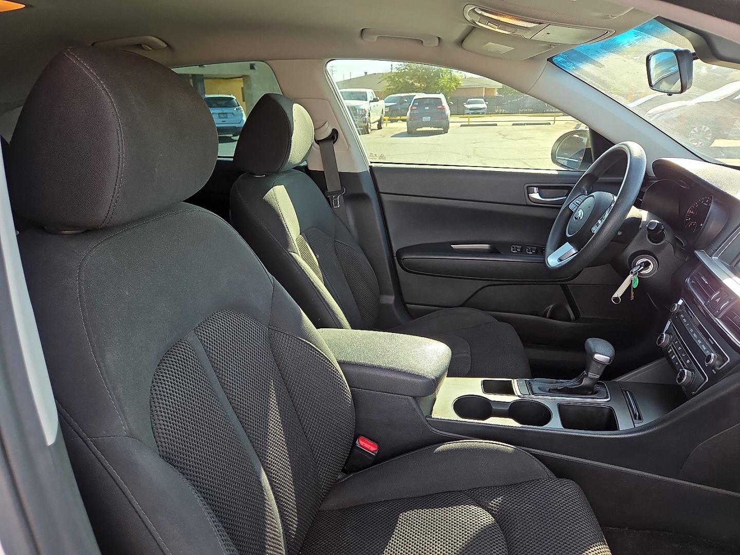 2020 Snow White Pearl - SWP /Black - WK Kia Optima LX (5XXGT4L33LG) with an Theta II 2.4L I-4 gasoline direct injection, DOHC, D-CVVT variable valve control, regular unleaded, engine with 185HP engine, located at 4711 Ave Q, Lubbock, TX, 79412, (806) 687-2362, 33.551304, -101.855293- Photo#12