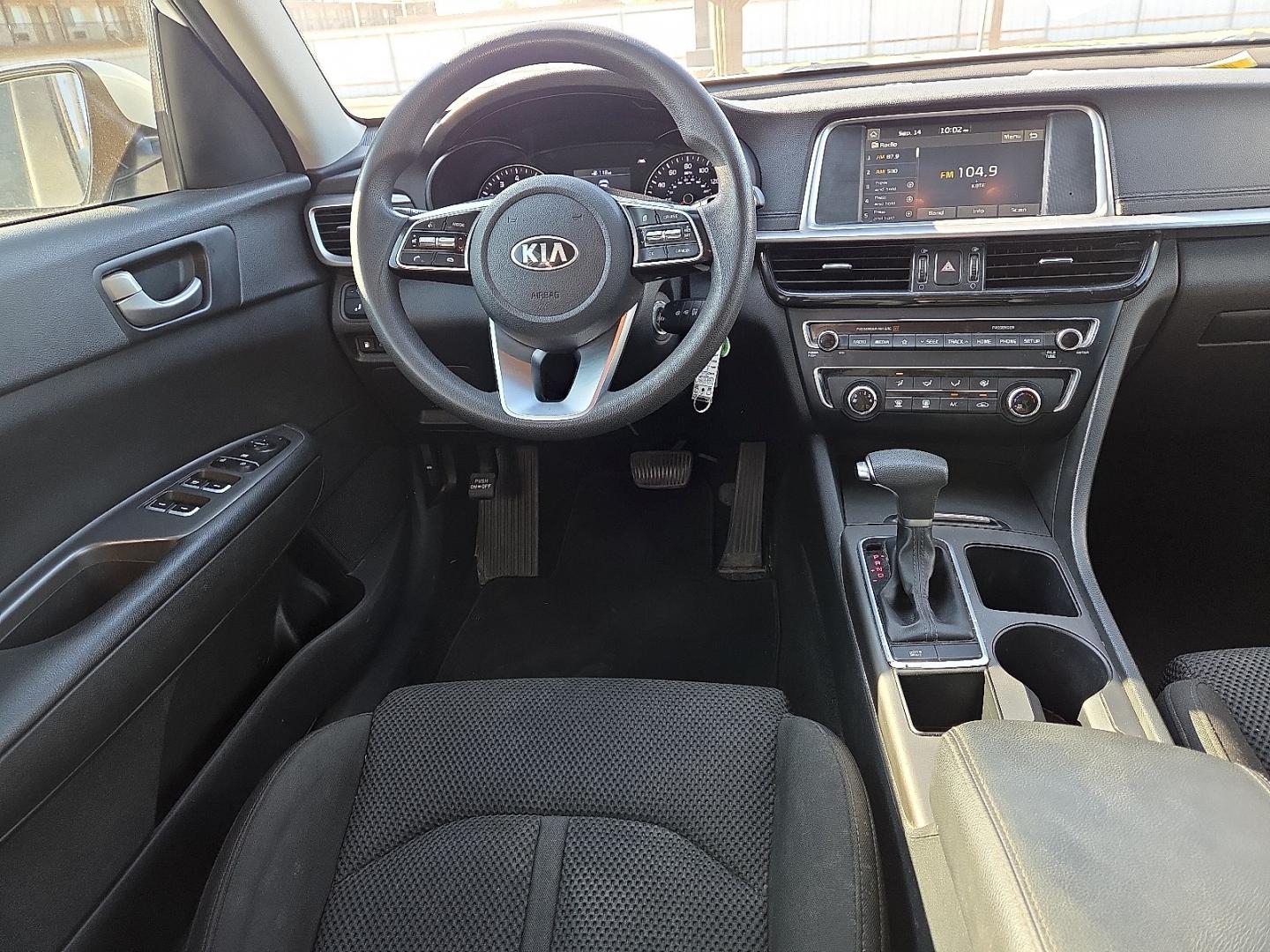 2020 Snow White Pearl - SWP /Black - WK Kia Optima LX (5XXGT4L33LG) with an Theta II 2.4L I-4 gasoline direct injection, DOHC, D-CVVT variable valve control, regular unleaded, engine with 185HP engine, located at 4711 Ave Q, Lubbock, TX, 79412, (806) 687-2362, 33.551304, -101.855293- Photo#17