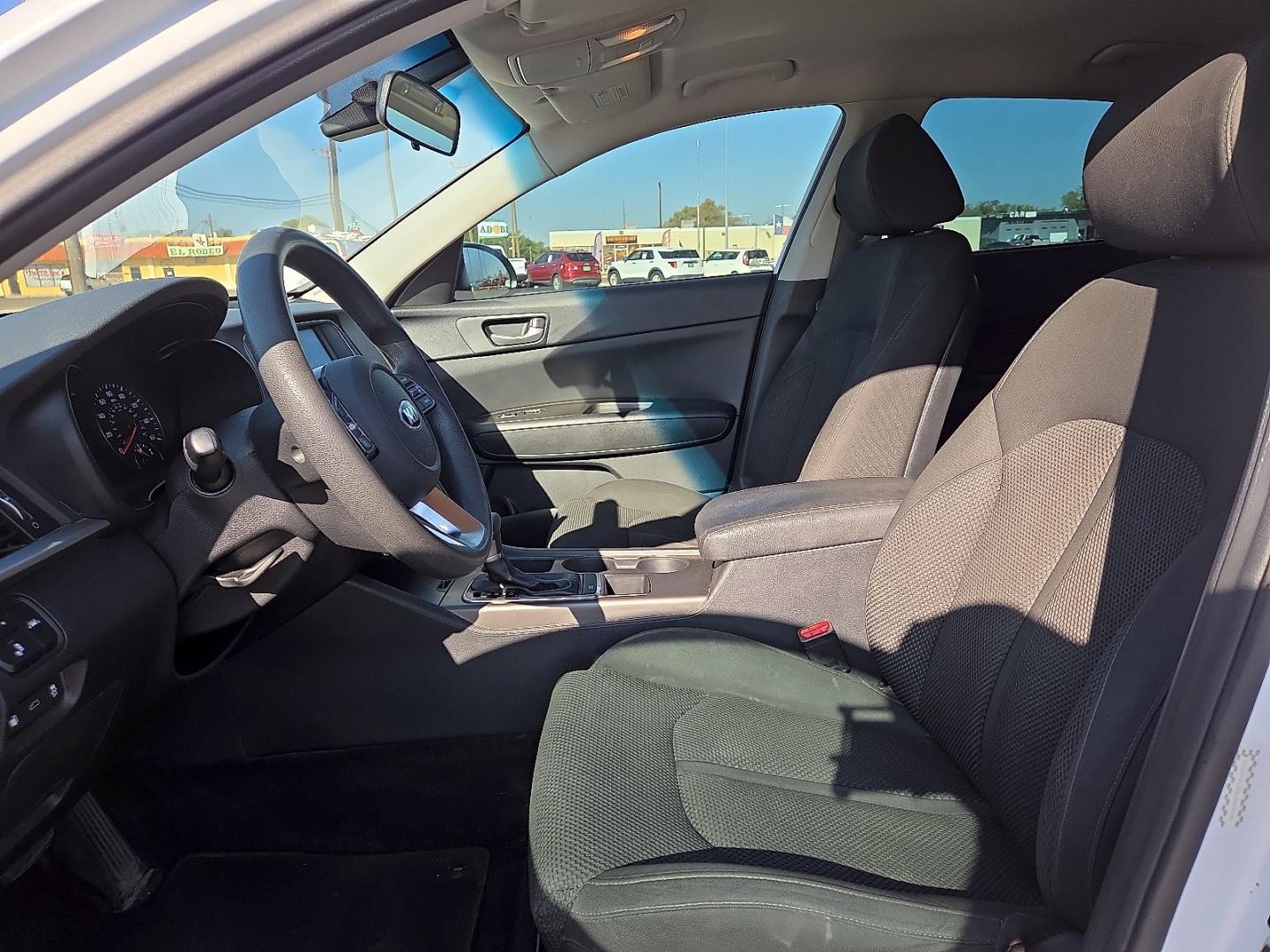 2020 Snow White Pearl - SWP /Black - WK Kia Optima LX (5XXGT4L33LG) with an Theta II 2.4L I-4 gasoline direct injection, DOHC, D-CVVT variable valve control, regular unleaded, engine with 185HP engine, located at 4711 Ave Q, Lubbock, TX, 79412, (806) 687-2362, 33.551304, -101.855293- Photo#20