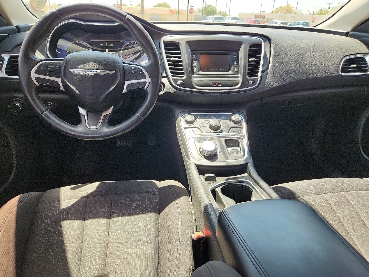 2015 Black Clearcoat - PX8 /Black - X9 Chrysler 200 Limited (1C3CCCAB3FN) with an 2.4L I4 MultiAir Engine engine, located at 4711 Ave Q, Lubbock, TX, 79412, (806) 687-2362, 33.551304, -101.855293- Photo#16