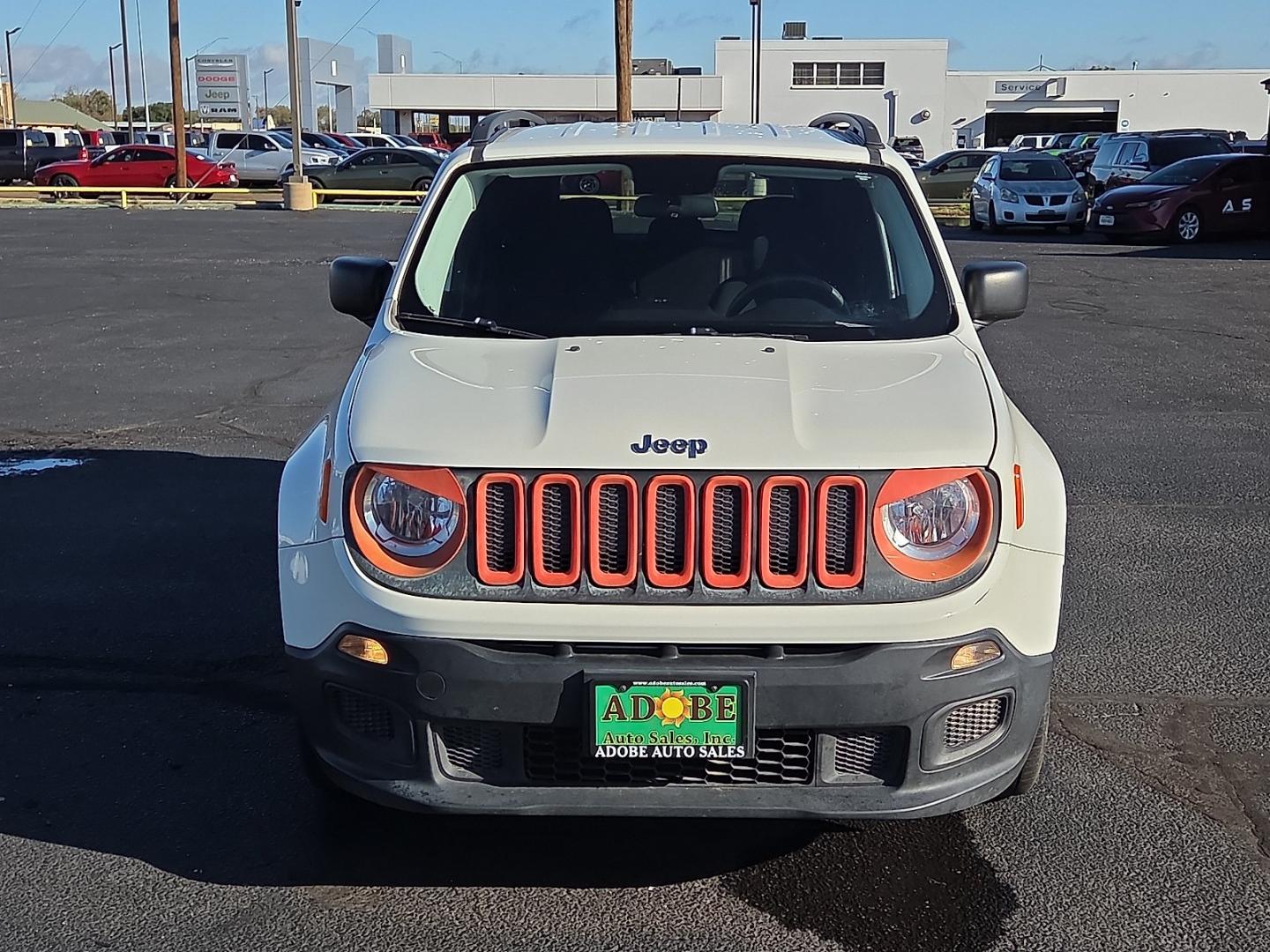 2017 Alpine White - PWV /Black - X9 Jeep Renegade Sport FWD (ZACCJAAB2HP) with an Tigershark MultiAir 2.4L I-4 variable valve control, regular gasoline, engine with 180HP engine, located at 4711 Ave Q, Lubbock, TX, 79412, (806) 687-2362, 33.551304, -101.855293- Photo#7