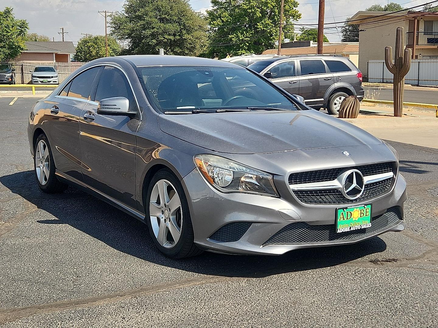 2016 GRAY Mercedes-Benz CLA 250 4MATIC (WDDSJ4GB6GN) with an 2L I-4 direct injection, DOHC, variable valve control, intercooled turbo, premium gasoline, engine with 208HP engine, located at 4711 Ave Q, Lubbock, TX, 79412, (806) 687-2362, 33.551304, -101.855293- Photo#5