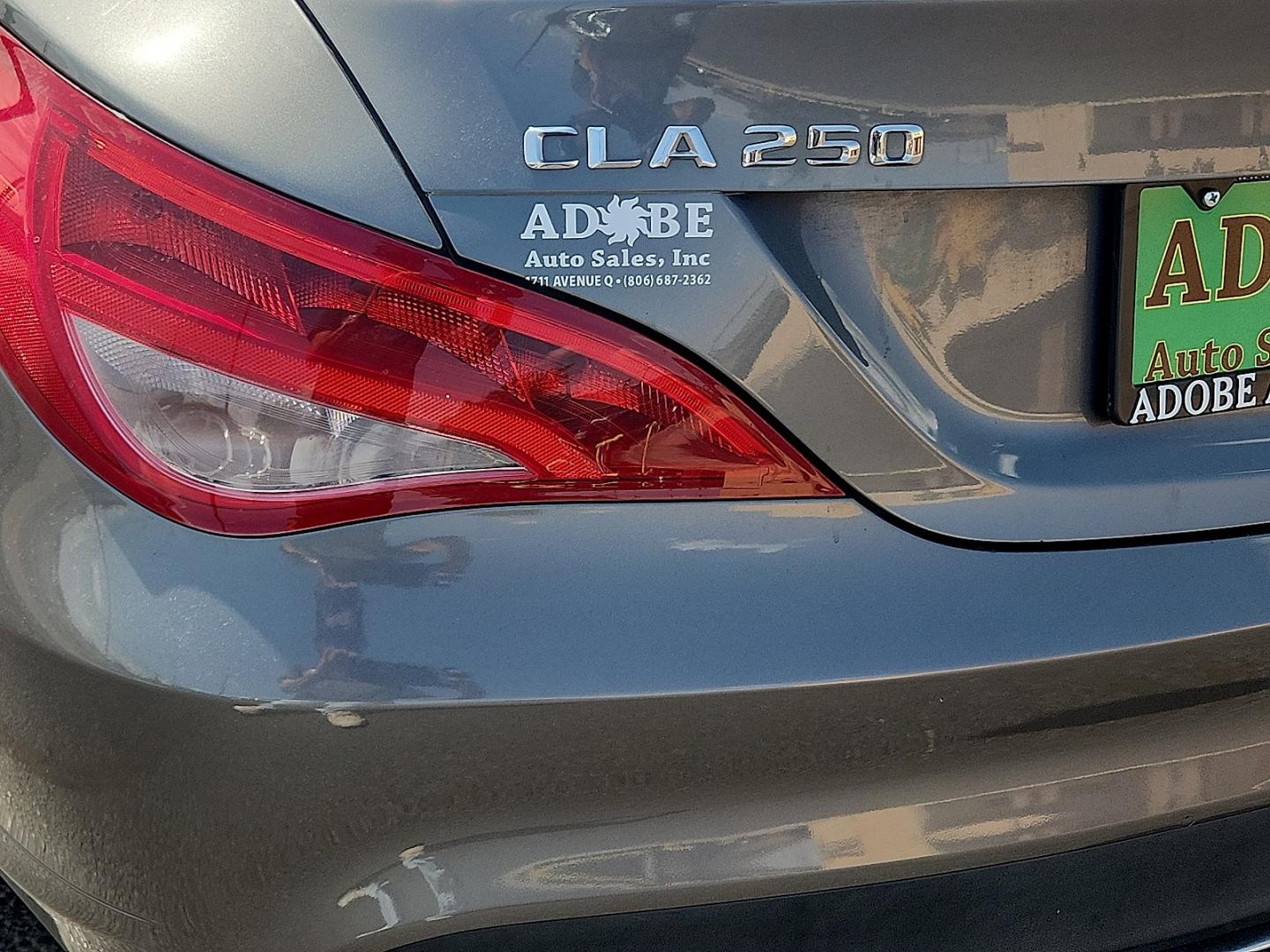 2016 GRAY Mercedes-Benz CLA 250 4MATIC (WDDSJ4GB6GN) with an 2L I-4 direct injection, DOHC, variable valve control, intercooled turbo, premium gasoline, engine with 208HP engine, located at 4711 Ave Q, Lubbock, TX, 79412, (806) 687-2362, 33.551304, -101.855293- Photo#9
