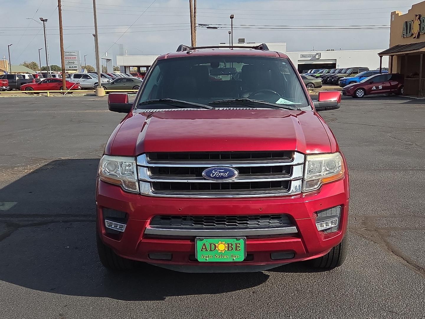2017 Ruby Red Metallic Tinted Clearcoat - RR /Ebony - XH Ford Expedition EL Limited (1FMJK1KT6HE) with an EcoBoost 3.5L V-6 direct injection, DOHC, variable valve control, twin turbo, regular gasoline, engine with 365HP engine, located at 4711 Ave Q, Lubbock, TX, 79412, (806) 687-2362, 33.551304, -101.855293- Photo#7