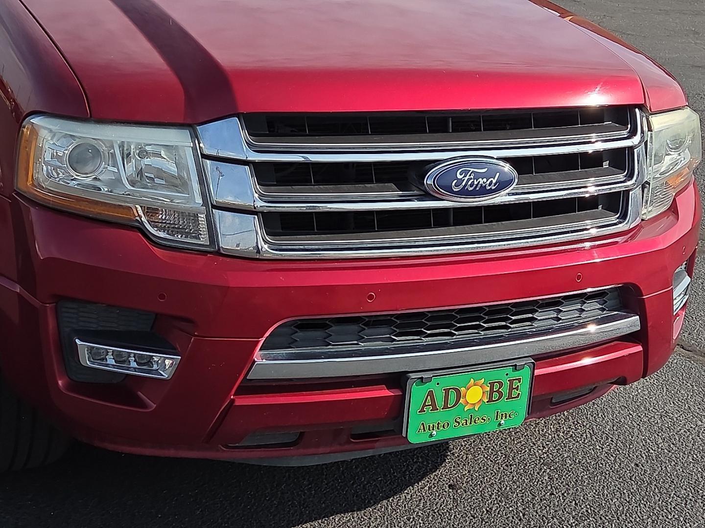 2017 Ruby Red Metallic Tinted Clearcoat - RR /Ebony - XH Ford Expedition EL Limited (1FMJK1KT6HE) with an EcoBoost 3.5L V-6 direct injection, DOHC, variable valve control, twin turbo, regular gasoline, engine with 365HP engine, located at 4711 Ave Q, Lubbock, TX, 79412, (806) 687-2362, 33.551304, -101.855293- Photo#8