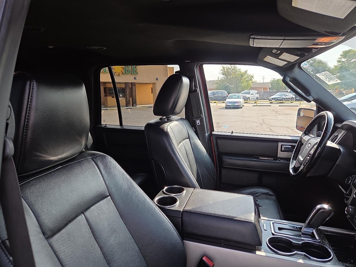 2017 Ruby Red Metallic Tinted Clearcoat - RR /Ebony - XH Ford Expedition EL Limited (1FMJK1KT6HE) with an EcoBoost 3.5L V-6 direct injection, DOHC, variable valve control, twin turbo, regular gasoline, engine with 365HP engine, located at 4711 Ave Q, Lubbock, TX, 79412, (806) 687-2362, 33.551304, -101.855293- Photo#12