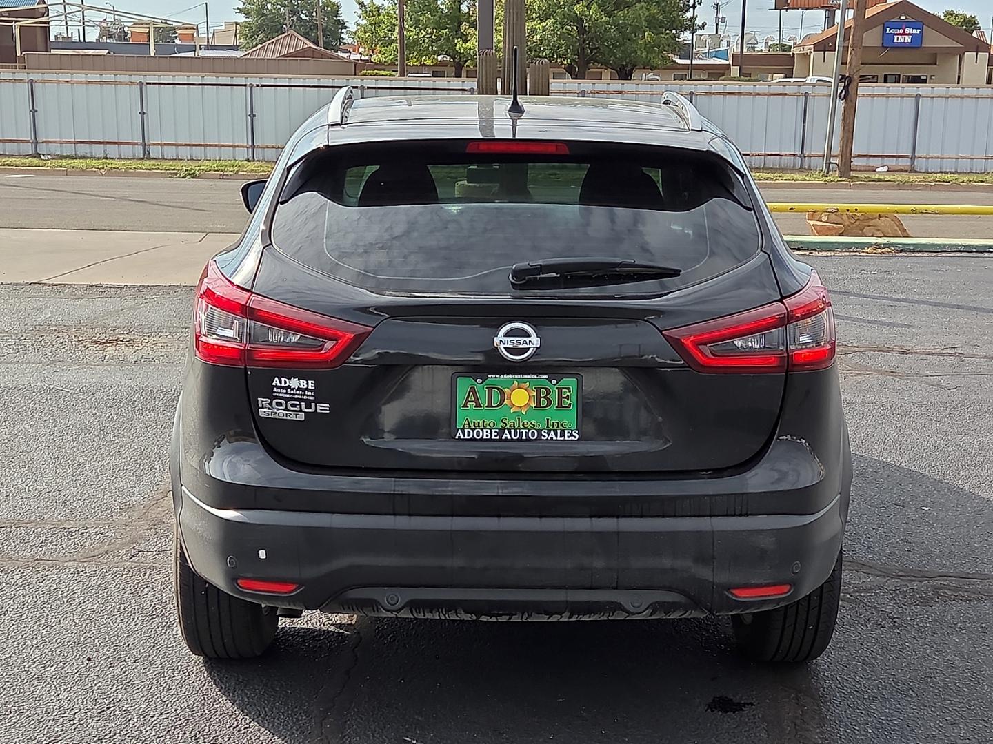 2022 Black /Charcoal - G Nissan Rogue Sport SV FWD Xtronic CVT (JN1BJ1BV6NW) with an 2L I-4 direct injection, DOHC, variable valve control, regular gasoline, engine with 141HP engine, located at 4711 Ave Q, Lubbock, TX, 79412, (806) 687-2362, 33.551304, -101.855293- Photo#3