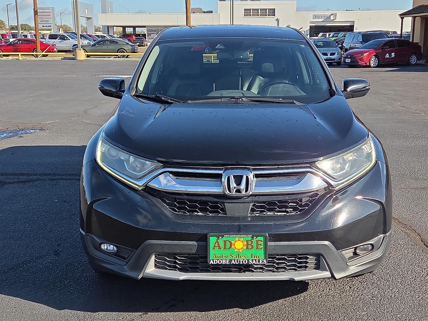 2017 Crystal Black Pearl - BK /Black - BK Honda CR-V EX-L (7FARW1H84HE) with an 1.5L I-4 direct injection, DOHC, variable valve control, intercooled turbo, regular gasoline, engine with 190HP engine, located at 4711 Ave Q, Lubbock, TX, 79412, (806) 687-2362, 33.551304, -101.855293- Photo#7