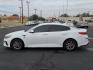 2020 Snow White Pearl - SWP /Black - WK Kia Optima LX (5XXGT4L31LG) with an Theta II 2.4L I-4 direct injection, DOHC, D-CVVT variable valve control, regular gasoline, engine with 185HP engine, located at 4711 Ave Q, Lubbock, TX, 79412, (806) 687-2362, 33.551304, -101.855293- Photo#1