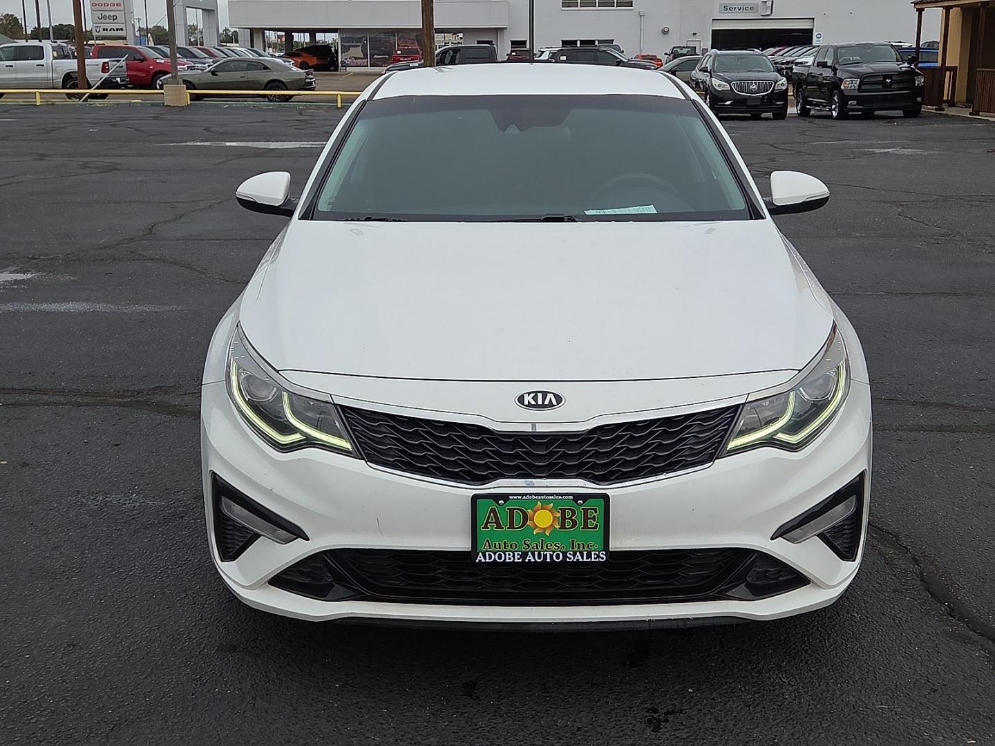 2020 Snow White Pearl - SWP /Black - WK Kia Optima LX (5XXGT4L31LG) with an Theta II 2.4L I-4 direct injection, DOHC, D-CVVT variable valve control, regular gasoline, engine with 185HP engine, located at 4711 Ave Q, Lubbock, TX, 79412, (806) 687-2362, 33.551304, -101.855293- Photo#7