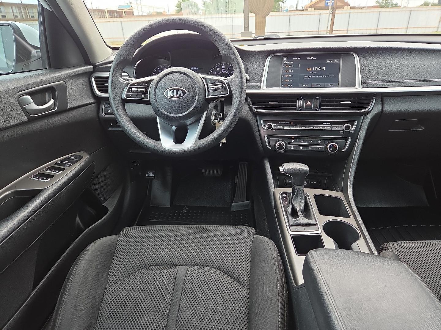 2020 Snow White Pearl - SWP /Black - WK Kia Optima LX (5XXGT4L31LG) with an Theta II 2.4L I-4 direct injection, DOHC, D-CVVT variable valve control, regular gasoline, engine with 185HP engine, located at 4711 Ave Q, Lubbock, TX, 79412, (806) 687-2362, 33.551304, -101.855293- Photo#18